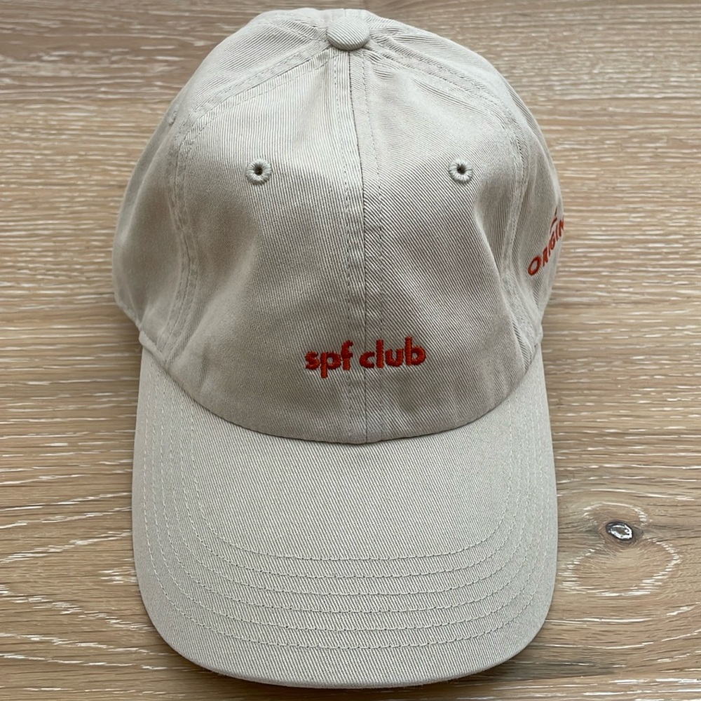 Origins spf club baseball cap with adjustable strap